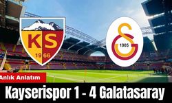 Kayserispor - Galatasaray Maçı Anlık Anlatım