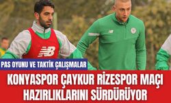 Konyaspor Çaykur Rizespor Maçı Hazırlıklarını Sürdürüyor