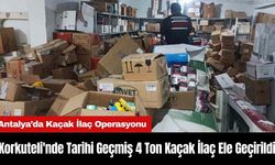 Korkuteli'nde Tarihi Geçmiş 4 Ton Kaçak İlaç Ele Geçirildi