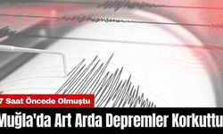 Muğla'da Art Arda Depremler Korkuttu!