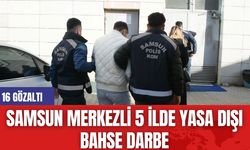 Samsun Merkezli 5 İlde Yasa Dışı B*hse Darbe