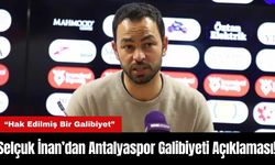 Selçuk İnan’dan Antalyaspor Galibiyeti Açıklaması! “Hak Edilmiş Bir Galibiyet”