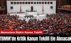 TBMM’de Kritik Kanun Teklifi Ele Alınacak