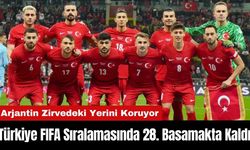 Türkiye FIFA Aralık Ayı Sıralamasında 28. Basamakta Kaldı