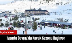 Isparta Davraz'da Kayak Sezonu Başlıyor