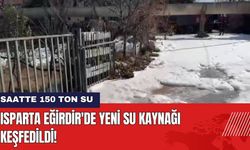 Isparta Eğirdir'de Yeni Su Kaynağı Keşfedildi!