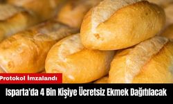 Isparta'da 4 Bin Kişiye Ücretsiz Ekmek Dağıtılacak