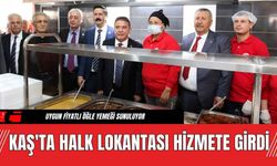 Kaş'ta Halk Lokantası Hizmete Girdi