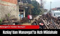 Kızılay’dan Manavgat’ta Hızlı Müdahale