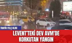 Levent'teki Dev AVM'de Korkutan Yangın...itfaiye ekipleri seferber oldu