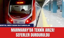 Marmaray'da Teknik Arıza! Seferler Durduruldu