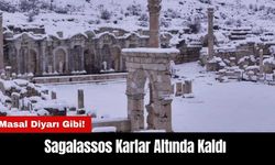 Masal Diyarı Gibi! Sagalassos Karlar Altında Kaldı