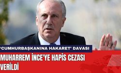 Muharrem İnce'ye Cumhurbaşkanına Hakaret Suçundan Hapis Cezası Verildi