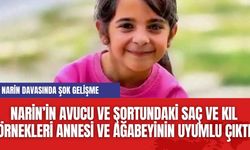 Narin’in avucu ve şortundaki saç ve kıl örnekleri annesi ve ağabeyinin DNA'sı ile uyumlu çıktı