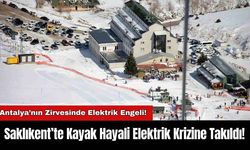 Saklıkent’te Kayak Hayali Elektrik Krizine Takıldı!