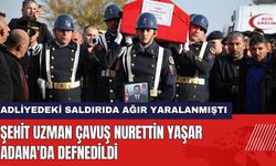 Şehit Uzman Çavuş Nurettin Yaşar Adana'da Defnedildi