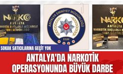 Antalya'da Narkotik Operasyonunda Büyük Darbe: Sokak Satıcılarına Geçit Yok