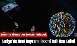 Suriye’de Noel Bayramı Resmi Tatil İlan Edildi