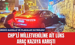 CHP’li Milletvekiline Ait Lüks Araç Kazaya Karıştı: Sürücü Alkollü ve Plakalar Kayboldu!