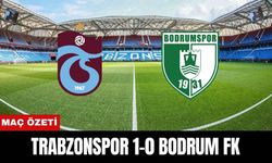 Trabzonspor 1-0 Bodrum FK Maç Özeti