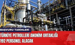 Türkiye Petrolleri Anonim Ortaklığı 192 Personel Alacak