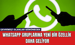 WhatsApp Gruplarına Yeni Bir Özellik Daha Geliyor