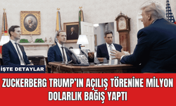 Zuckerberg Trump’ın Açılış Törenine Milyon Dolarlık Bağış Yaptı