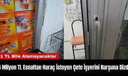 5 Milyon TL Esnaftan Haraç İsteyen Çete İşyerini Kurşuna Dizdi