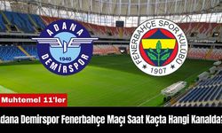 Adana Demirspor Fenerbahçe Maçı Ne Zaman Saat Kaçta Hangi Kanalda? Muhtemel 11'ler