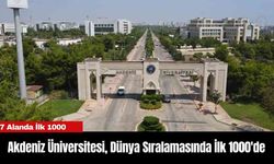 Akdeniz Üniversitesi, Dünya Sıralamasında İlk 1000'de