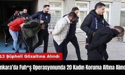 Ankara’da Fuh*ş Operasyonunda 20 Kadın Koruma Altına Alındı