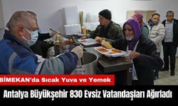 Antalya Büyükşehir 830 Evsiz Vatandaşları Ağırladı