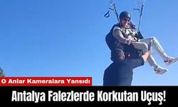 Antalya Falezlerde Korkutan Uçuş!