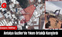 Antalya Gaziler'de Yıkım Ortalığı Karıştırdı