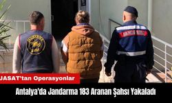 Antalya'da Jandarma 183 Aranan Şahsı Yakaladı