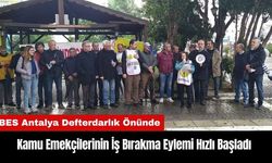 Antalya'da Kamu Emekçilerinin İş Bırakma Eylemi Hızlı Başladı