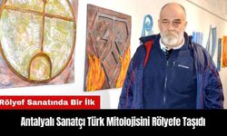 Antalyalı Heykeltıraş Türk Mitolojisini Rölyefe Taşıdı