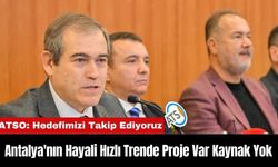 Antalya'nın Hayali Hızlı Trende Proje Var Kaynak Yok