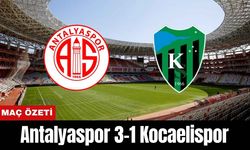 Antalyaspor 3-1 Kocaelispor Maç Özeti