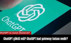 ChatGPT çöktü mü? ChatGPT bad gateway hatası nedir?