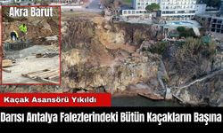 Darısı Antalya Falezlerindeki Bütün Kaçakların Başına