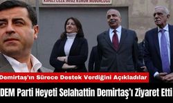 DEM Parti Heyeti Selahattin Demirtaş’ı Ziyaret Etti