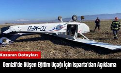 Denizli'de Düşen Eğitim Uçağı İçin Isparta'dan Açıklama