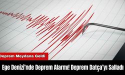 Ege Denizi’nde Deprem Alarmı! Deprem Datça’yı Salladı