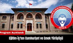 Eğitim-İş'ten Cumhuriyet ve Emek Yürüyüşü