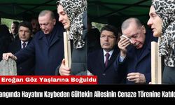 Erdoğan Yangında Hayatını Kaybeden Gültekin Ailesinin Cenaze Törenine Katıldı