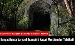 Konyaaltı'nda Varyant Asansörü Kapalı Merdivenler Tehlikeli!