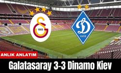 Galatasaray 3-3 Dinamo Kiev (MAÇ ÖZETİ)