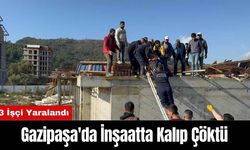 Gazipaşa'da İnşaatta Kalıp Çöktü: 3 İşçi Yaralandı