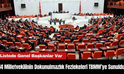 14 Milletvekilinin Dokunulmazlık Fezlekeleri TBMM’ye Sunuldu